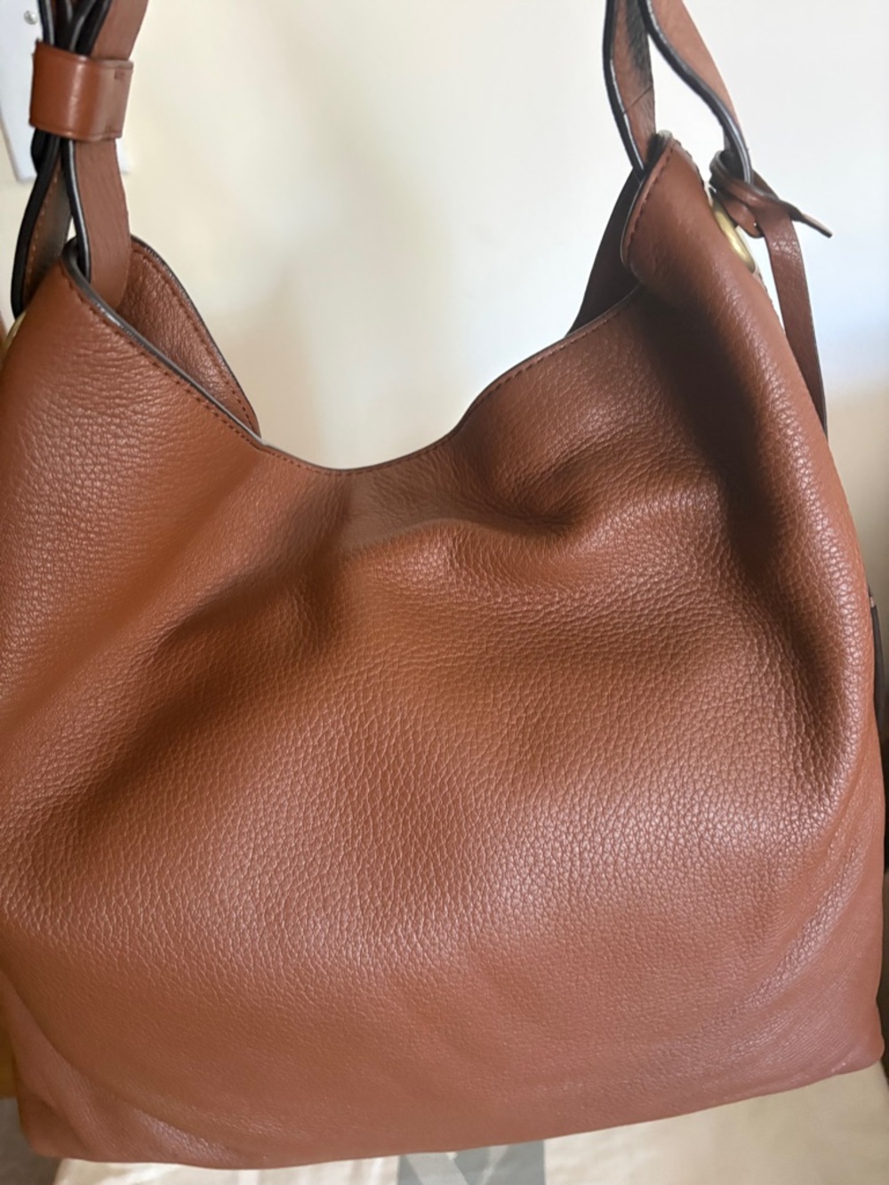 Reed Krakoff Cognac leather hobo bag